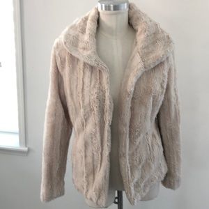 Kate Rosy Faux Fur Jacket